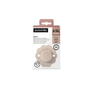 Smoczek silikonowy SX Pro Wonder, 6-18 miesięcy, jasnoróżowy, 1 sztuka, Suavinex