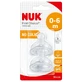 Tétine en silicone avec trou fin M1, 0-6 mois, 2 pièces, Nuk