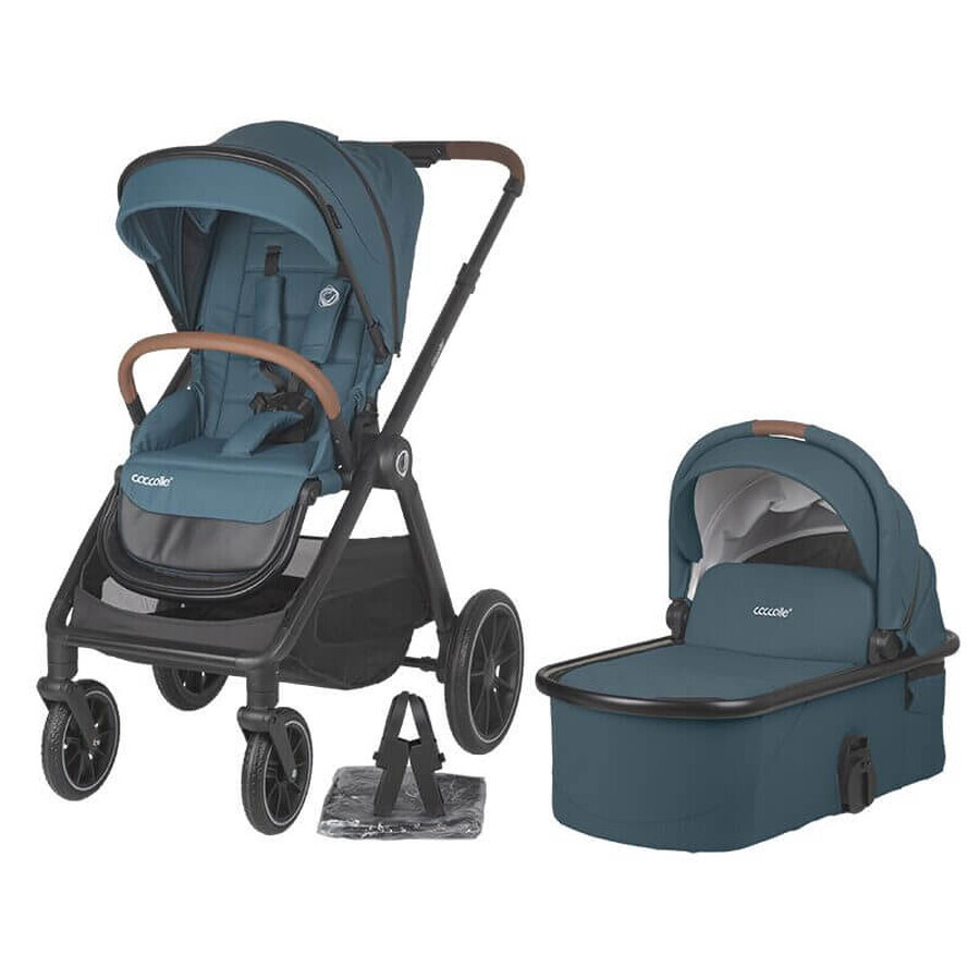 2 in 1 Kinderwagen Aspen, bis zu 22 kg, Ocean Blue, Coccolle