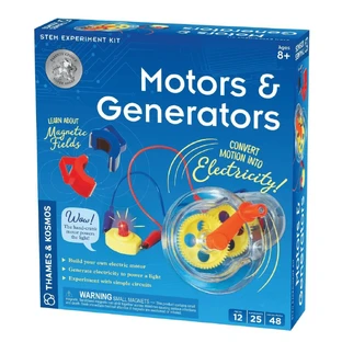 Set didattico STEM Motori e generatori, +8 anni, Thames&Kosmos