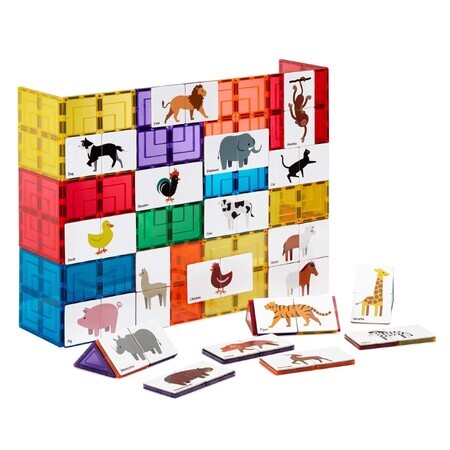 Puzzle magnético de animales Duo Puzzle Pack, +3 años, 40 piezas, Aprender y Crecer