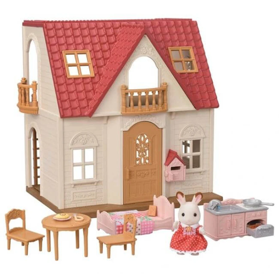 Red Roof Cosy Cosy Cottage Sylvanian Families, +3 años, Época