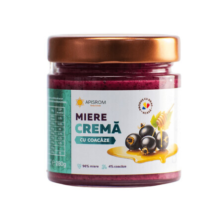 Crème de miel aux raisins de Corinthe, 280 g, Apisrom