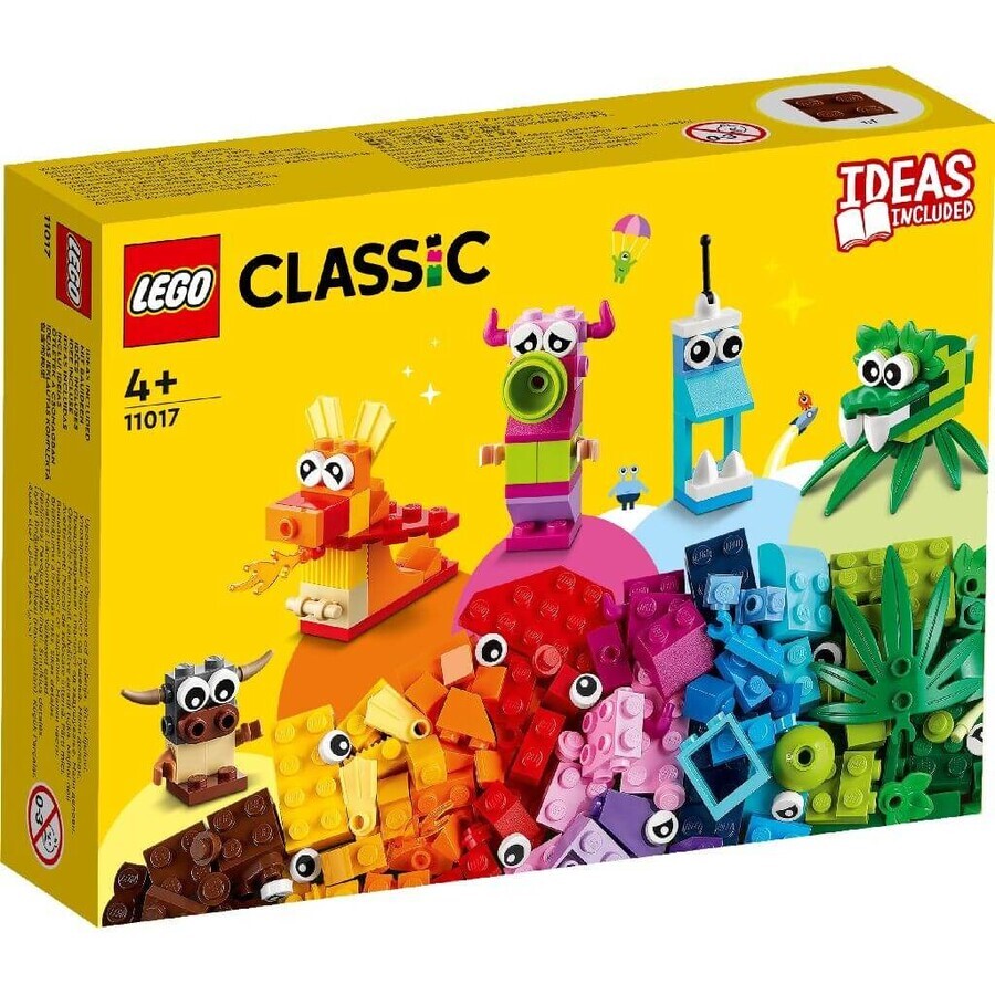 Creative Monsters Classic, 4+ años, 11017, Lego