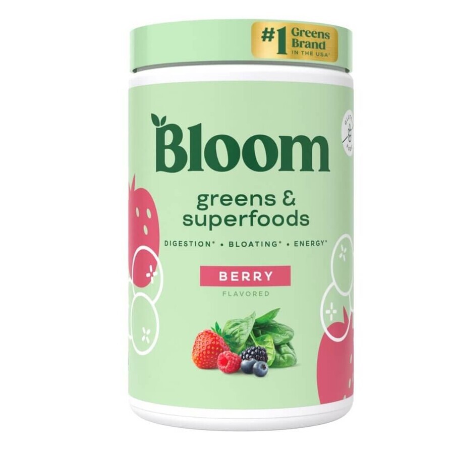 Bloom Greens Greens&Superfoods Sabor Baya Sabor Baya, 136 g, Bloom