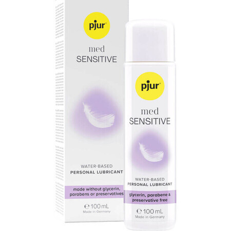 Lubricante base agua Med Sensitive, 100 ml, Pjur