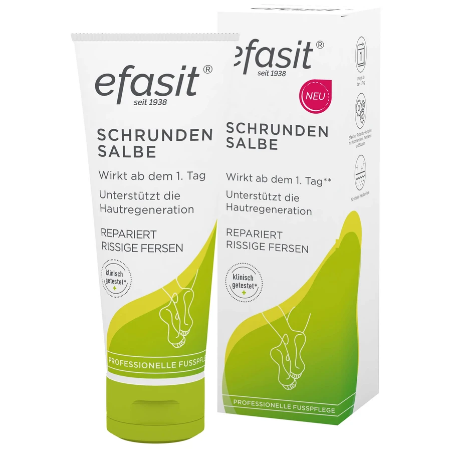Zalf voor verdikte en gebarsten voeten, 60 ml, Efasit