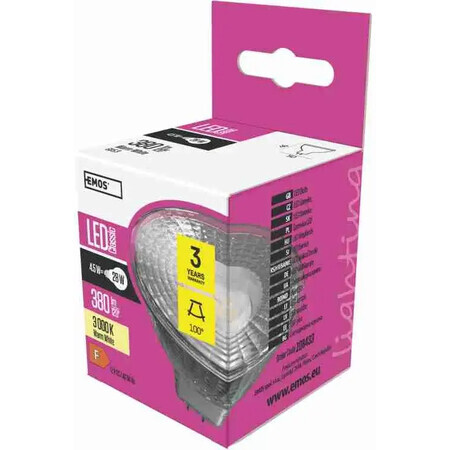 LED CLS MR16 CLS MR16 4.5W GU5.3 WW 1×1 ud, bombilla LED