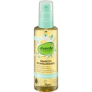 alverde NATURKOSMETIK Ulei de curățare sensibil cu extract de mușețel și semințe de struguri, 100 ml