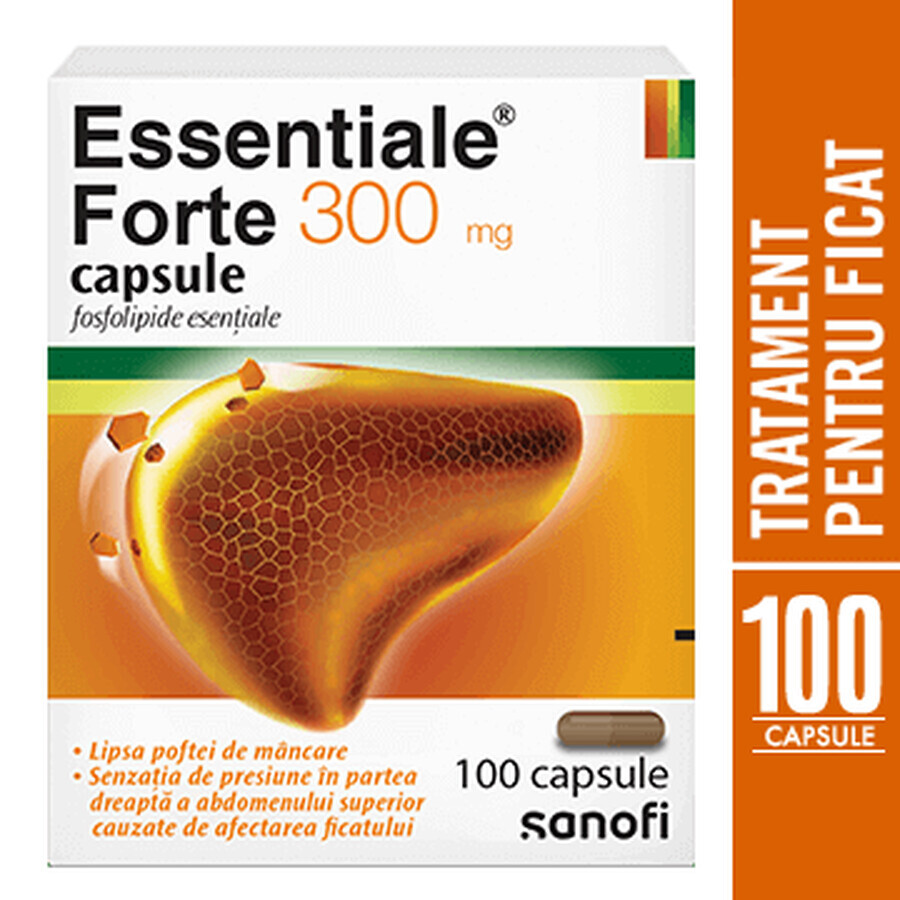 Essentiale Forte, 300 mg, 2 x 100 cápsulas, Sanofi