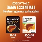 Essentiale MAX 600 mg, 2x30 capsule, Sanofi