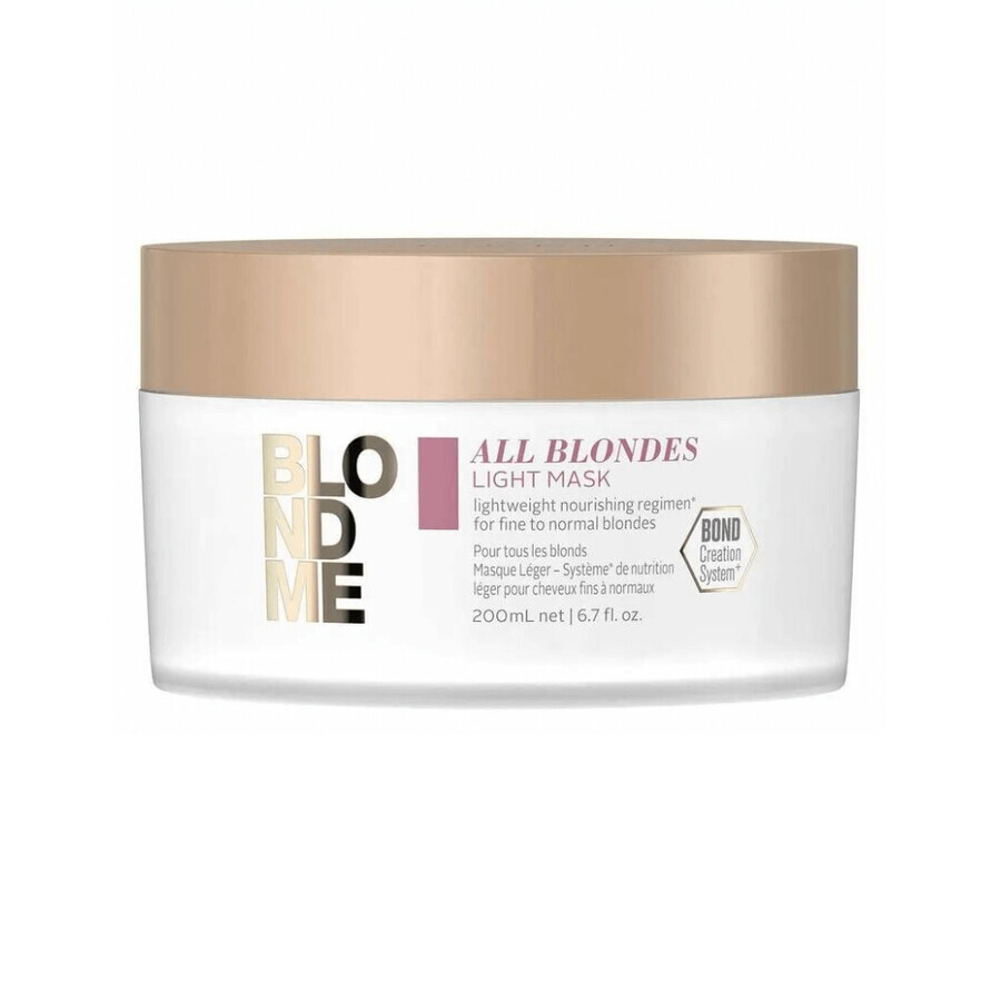 Licht Alles Blond BlondMe Masker, 200 ml, Schwarzkopf Professional