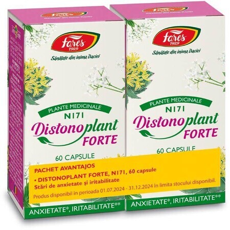 Packung Distonoplant Forte, N171, 2x60 Kapseln, Fares