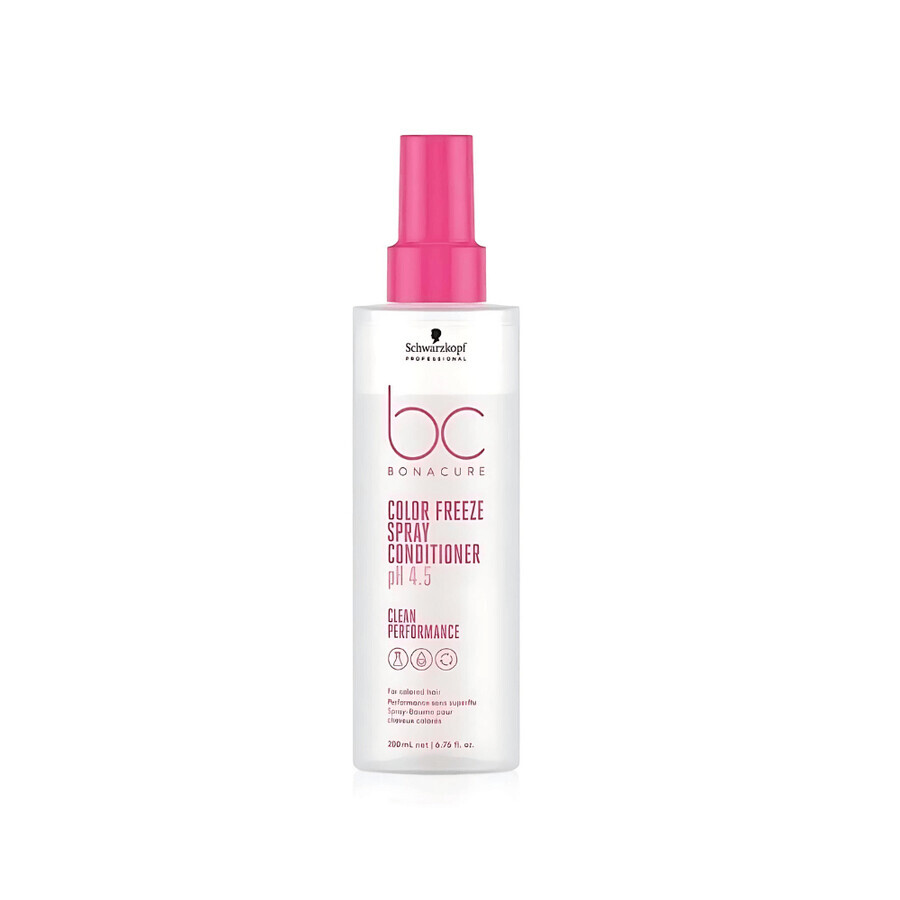 Bonacure Colour Freeze Spray Acondicionador para cabello teñido, 200 ml, Schwarzkopf Professional