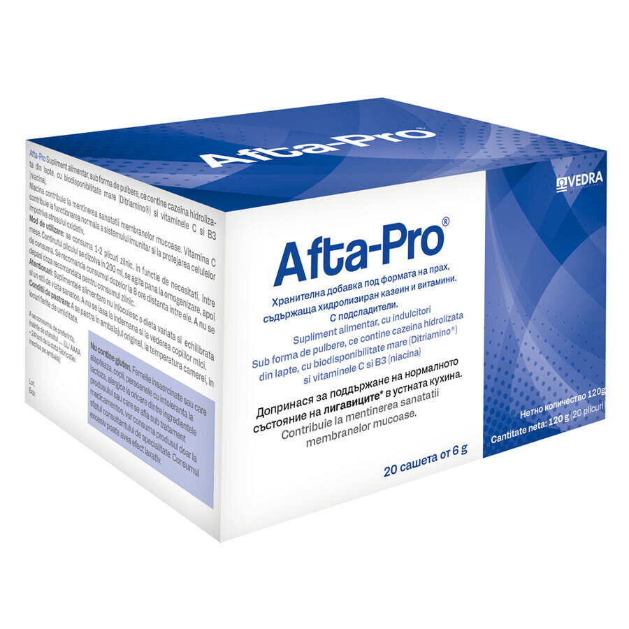 Afta-Pro, 20 bustine, Vedra