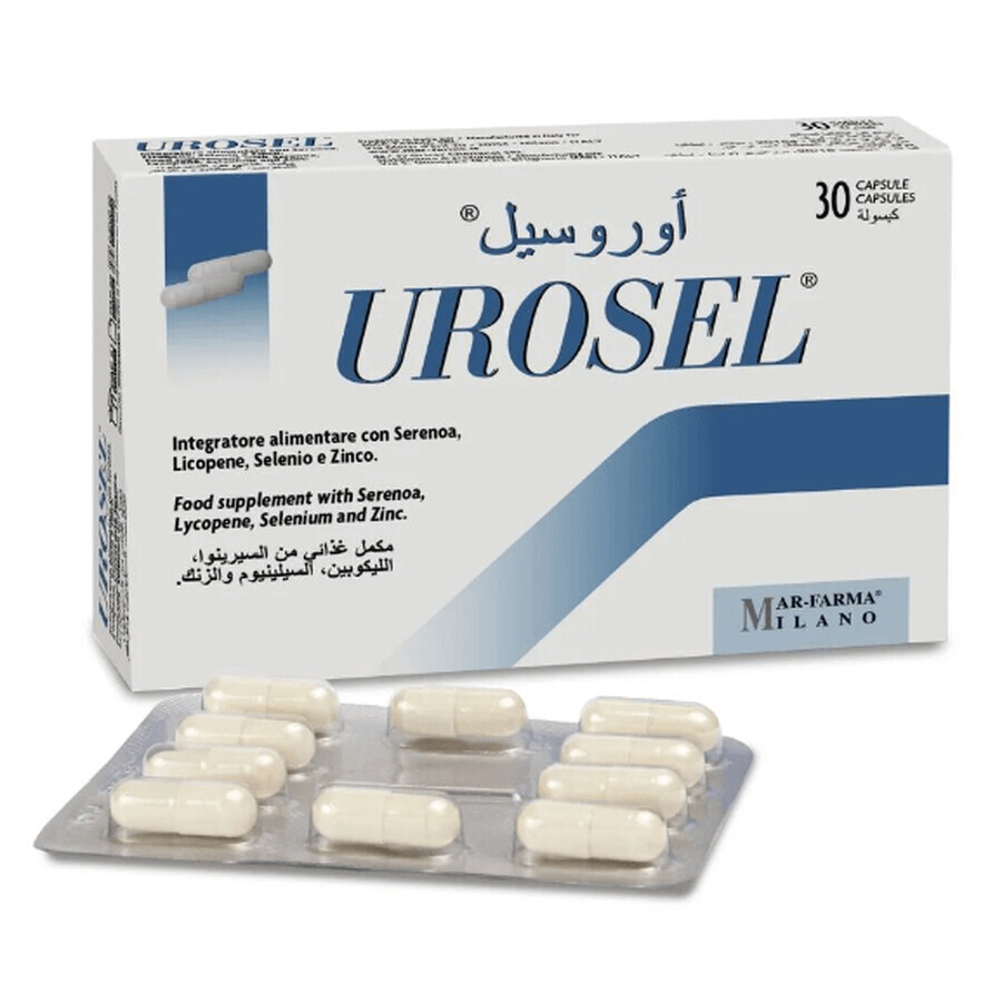 Urosel, 30 cápsulas, Mar Farma