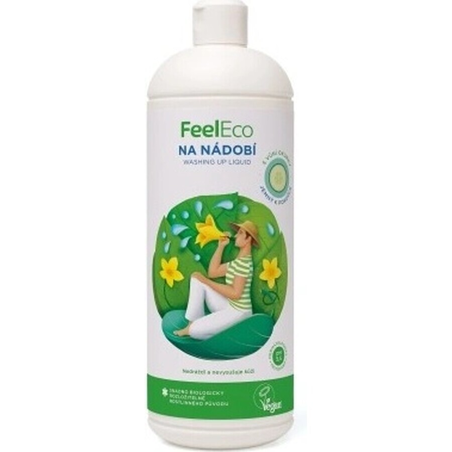 Feel Eco Dishwashing Liquid Raspberry 1×1000 ml, detersivo per piatti