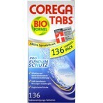 COREGA BIO Tabs 1x136 pcs, comprimés pour le nettoyage des prothèses dentaires