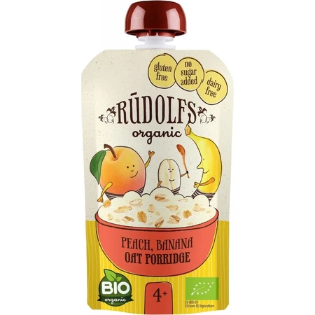 Rudolfs capsules BIO Bouillie complète aux fruits 1×110 g, capsules BIO