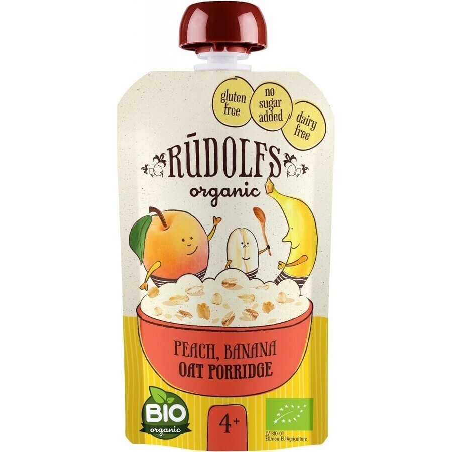 Rudolfs BIO cápsulas Papilla integral con fruta 1×110 g, BIO cápsulas