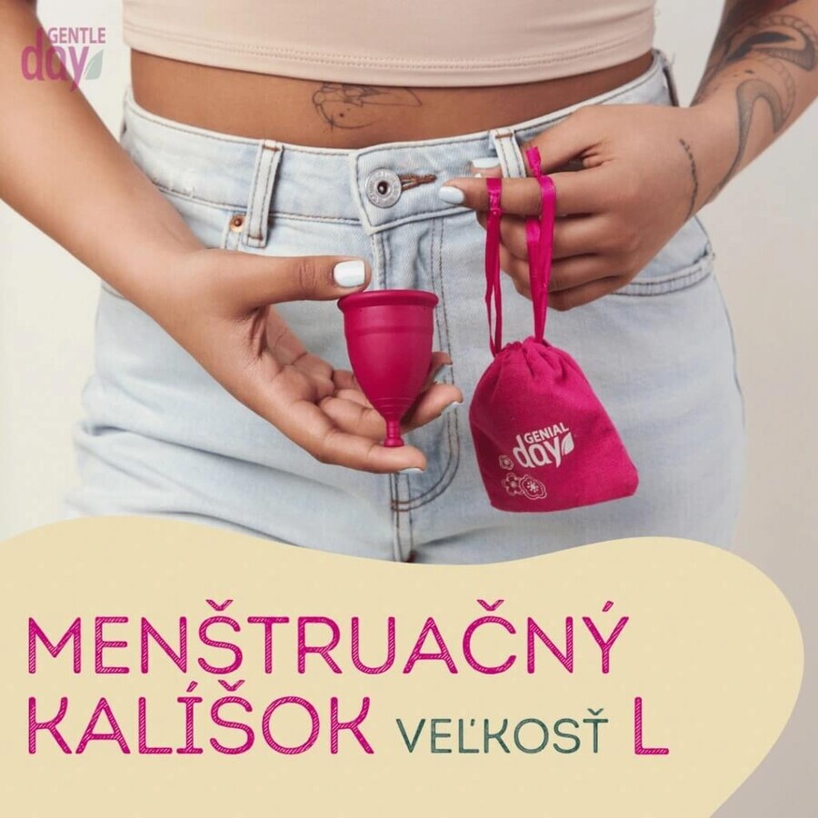 Menstrual cup Genial Day, size L 1×1 pcs, menstrual cup