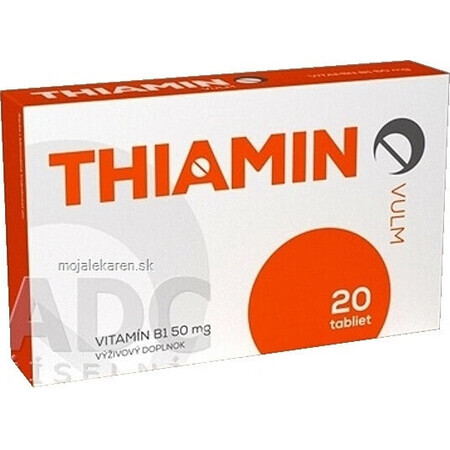 VULM THIAMIN 1×20 pcs, complément alimentaire