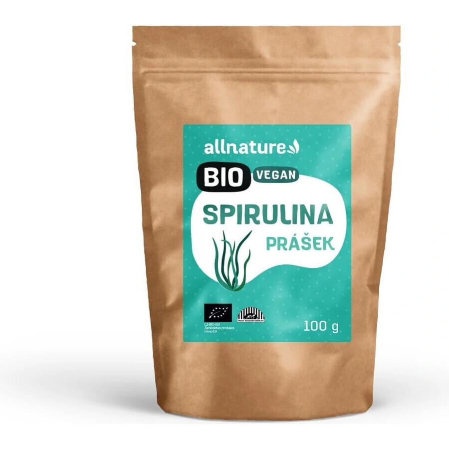 Allnature Spirulina Bio-Pulver 100g 1×100g