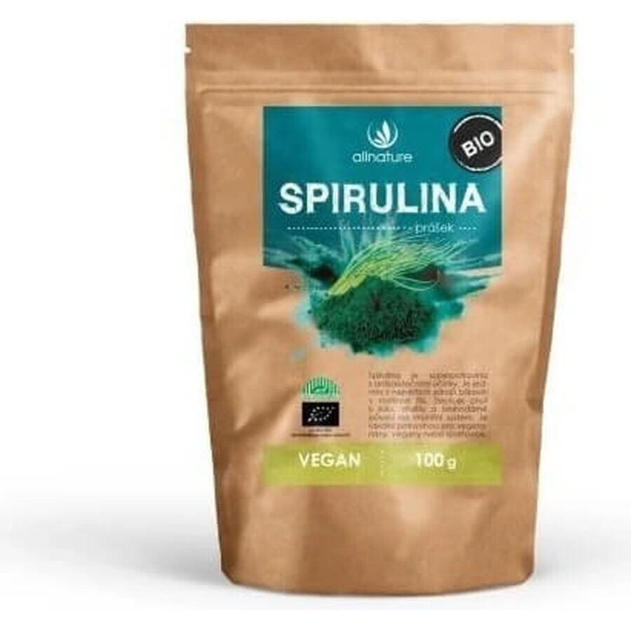 Allnature Spirulina Bio-Pulver 100g 1×100g