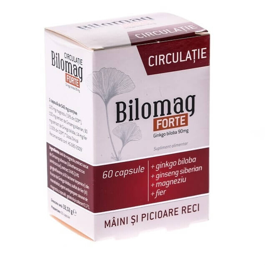 Bilomag Forte Circulación, 60 cápsulas, Natur Produkt