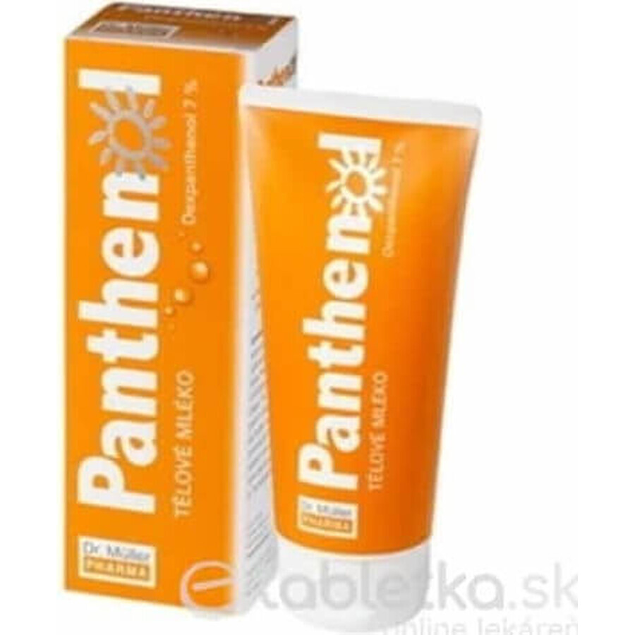 Müller PANTHENOL BODY MILK 1×200 ml, lotion pour le corps