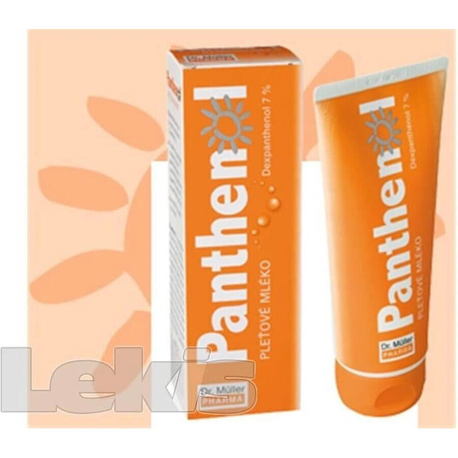 Müller PANTHENOL BODY MILK 1×200 ml, lotion pour le corps