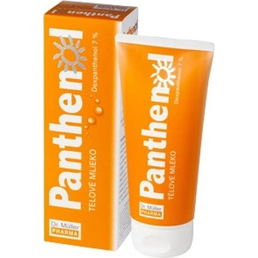 Müller PANTHENOL BODY MILK 1×200 ml, lotion pour le corps