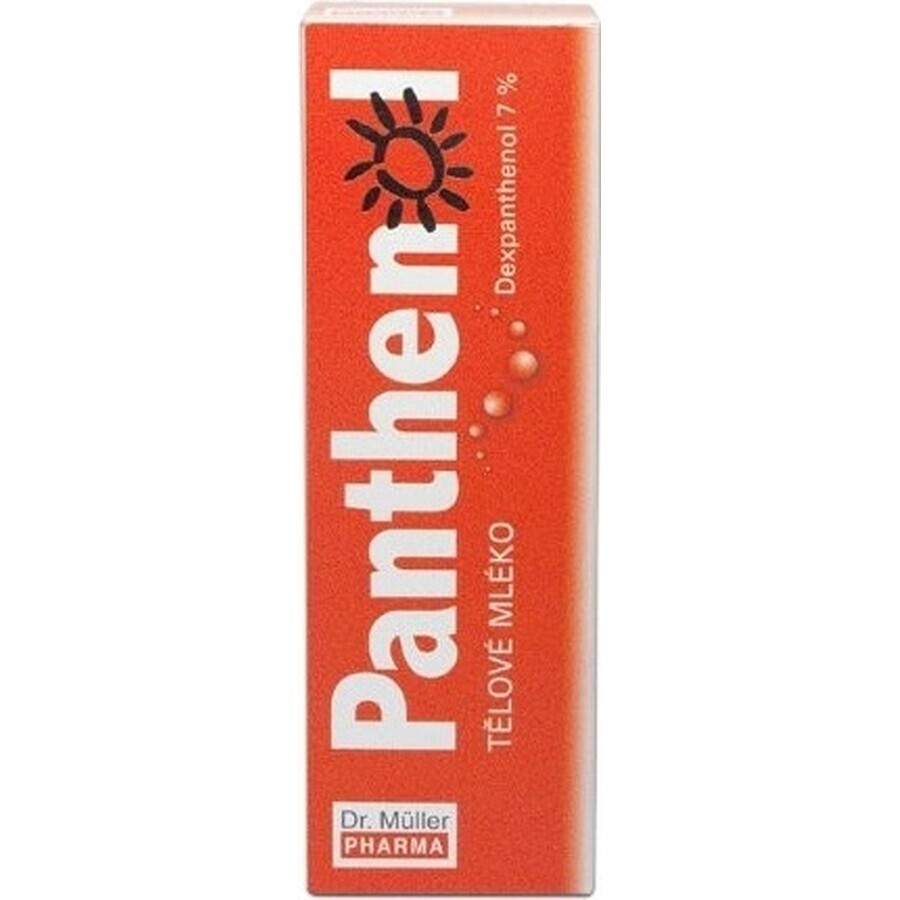 Müller PANTHENOL BODY MILK 1×200 ml, lotion pour le corps