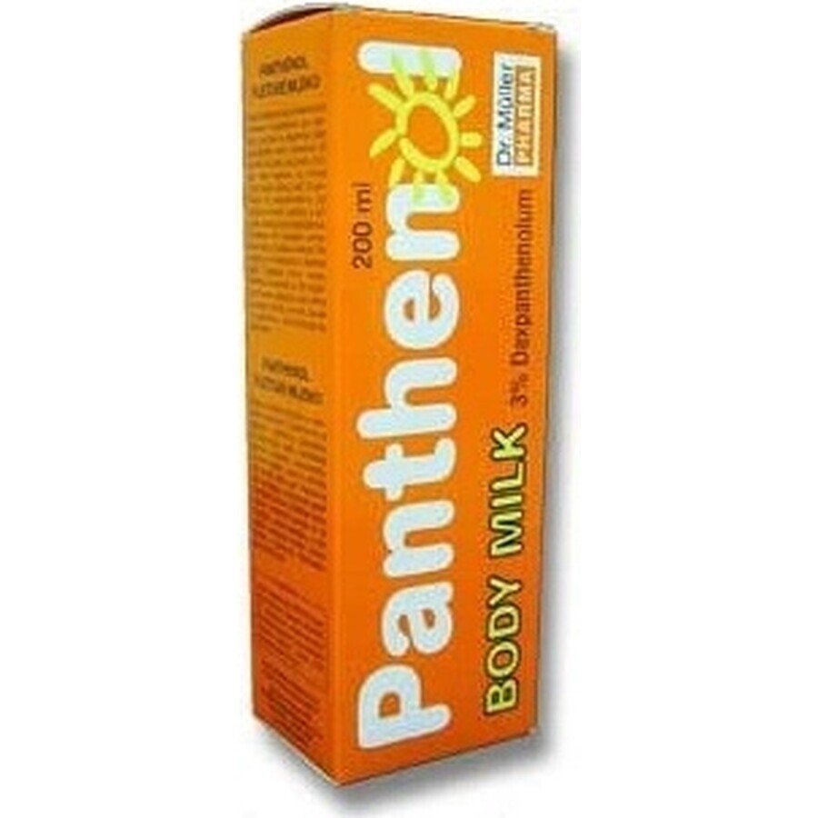 Müller PANTHENOL BODY MILK 1×200 ml, lotion pour le corps