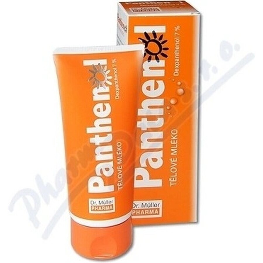 Müller PANTHENOL BODY MILK 1×200 ml, lotion pour le corps