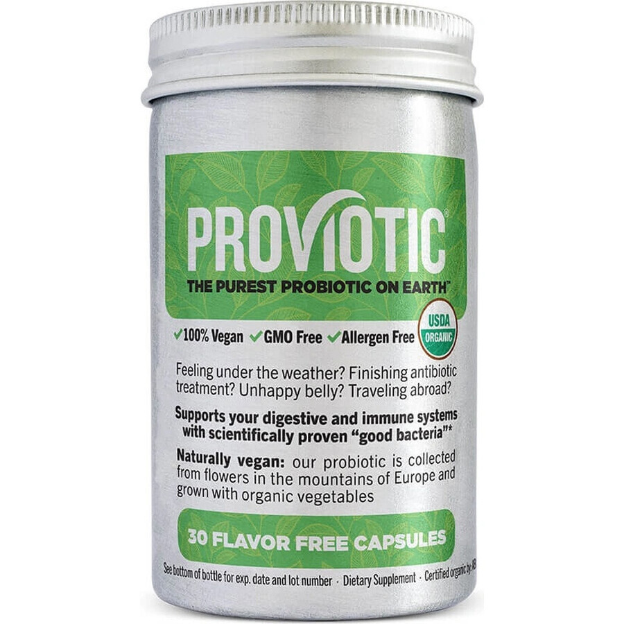 PROVIOTIC VEGAN PROBIOTIC 30CPS 1×30cps, probiótico vegano