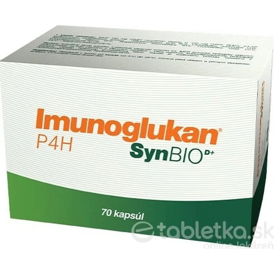 IMUNOGLUKAN P4H SYNBIO SYNBIO D+ 70CPS 1x70cps, complemento alimenticio