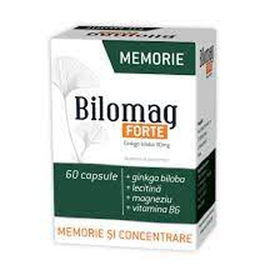 Bilomag Forte Memoria y Concentración, 120 cápsulas, Zdrovit