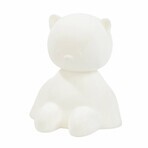 NATTOU Veilleuse en silicone avec détecteur de pleurs Lapidou kitty 1×1pcs