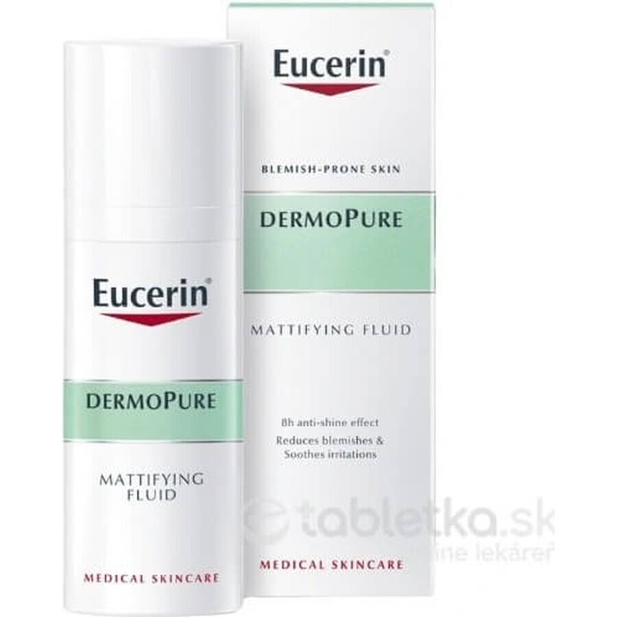 Eucerin DERMOPURE emulsión matificante 1×50 ml, pieles con problemas