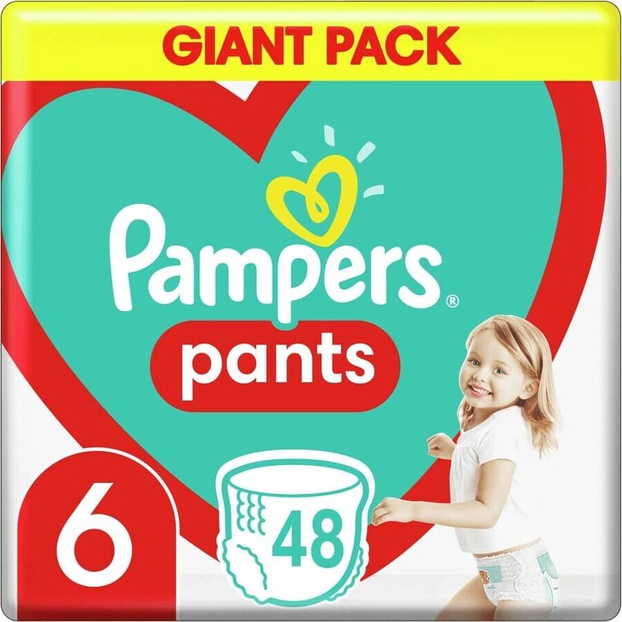 Pañales Pampers GP S6 48 piezas (15+kg) 1×48 piezas