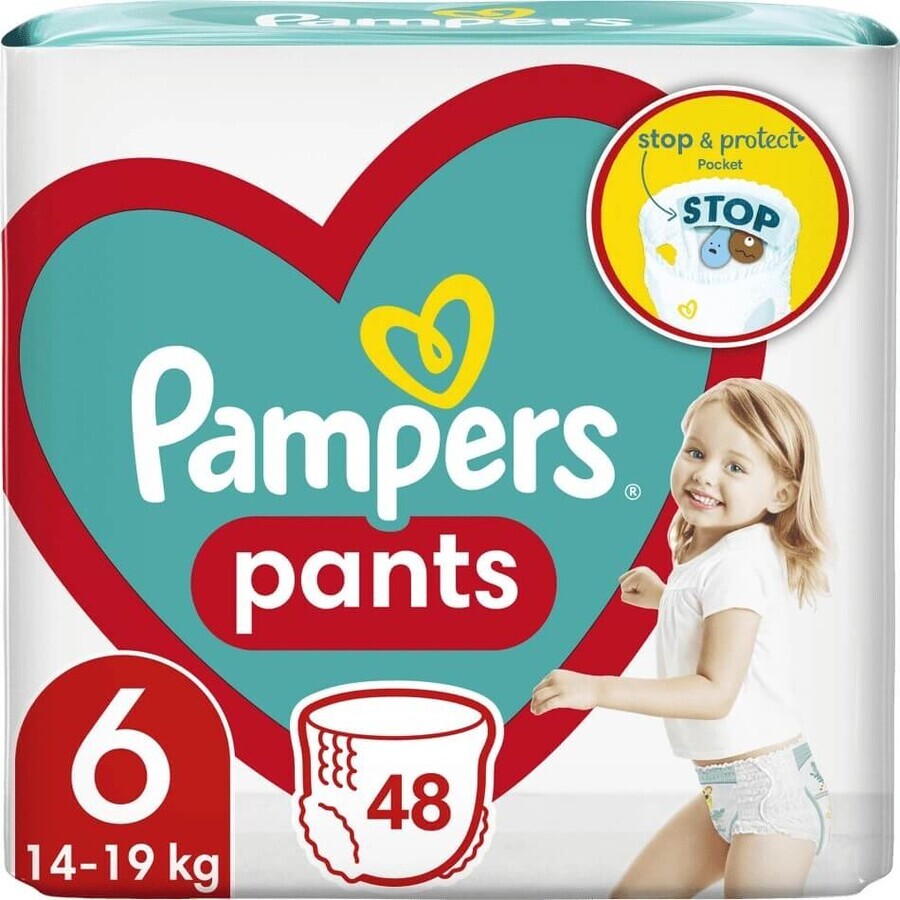 Pañales Pampers GP S6 48 piezas (15+kg) 1×48 piezas