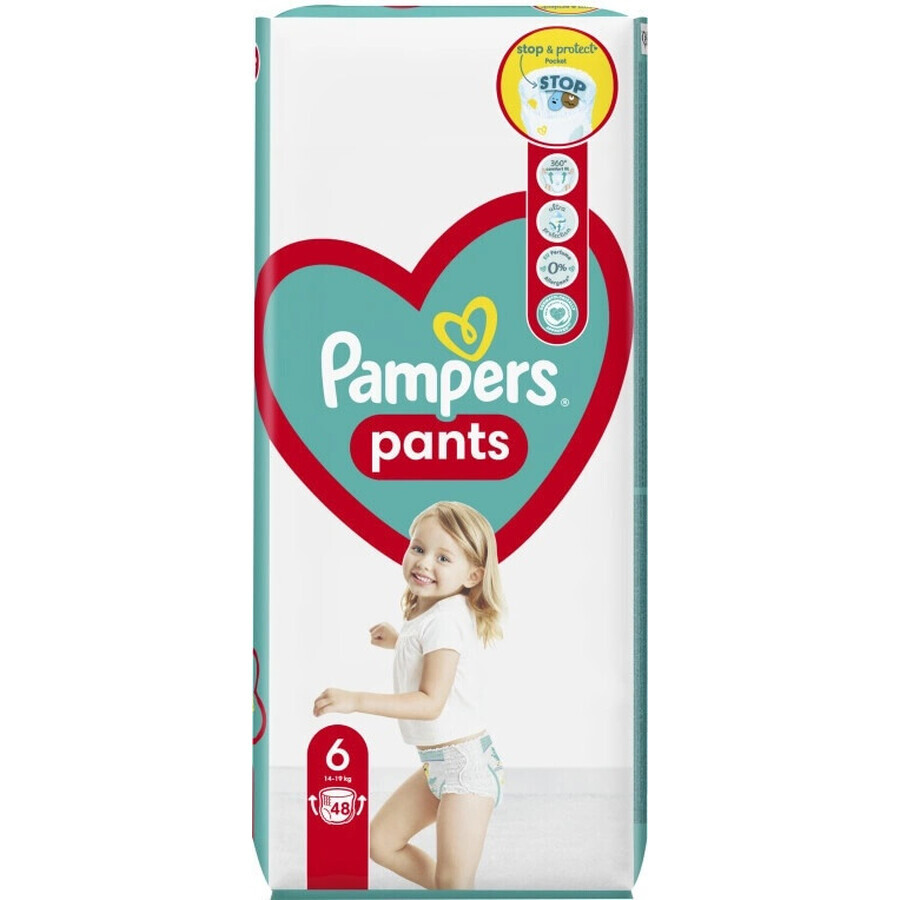 Pañales Pampers GP S6 48 piezas (15+kg) 1×48 piezas