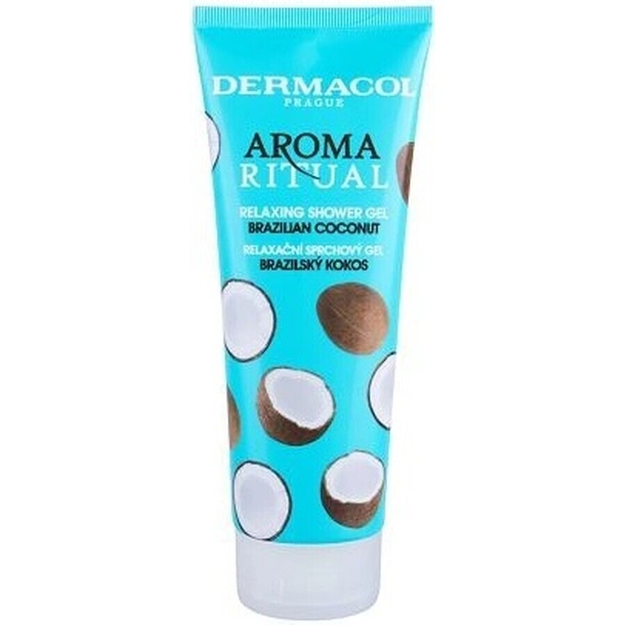 Dermacol Aroma Ritual Brazilian coconut relaxing shower gel 1×250 ml with coconut oil