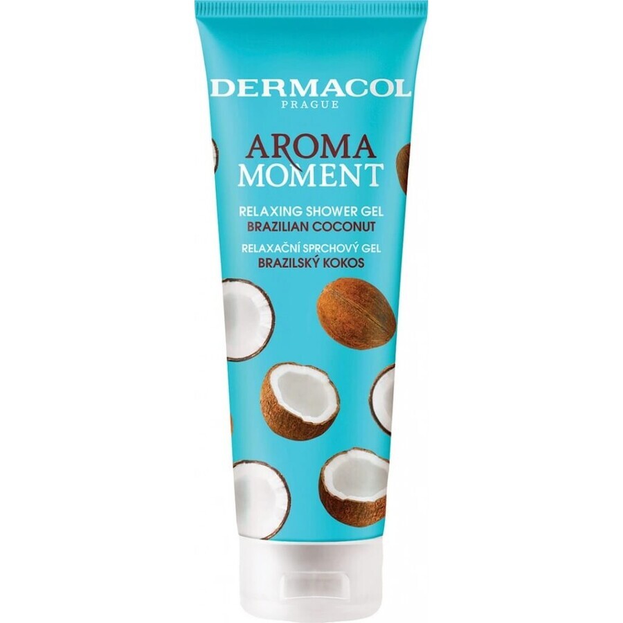 Dermacol Aroma Ritual Brazilian coconut relaxing shower gel 1×250 ml with coconut oil