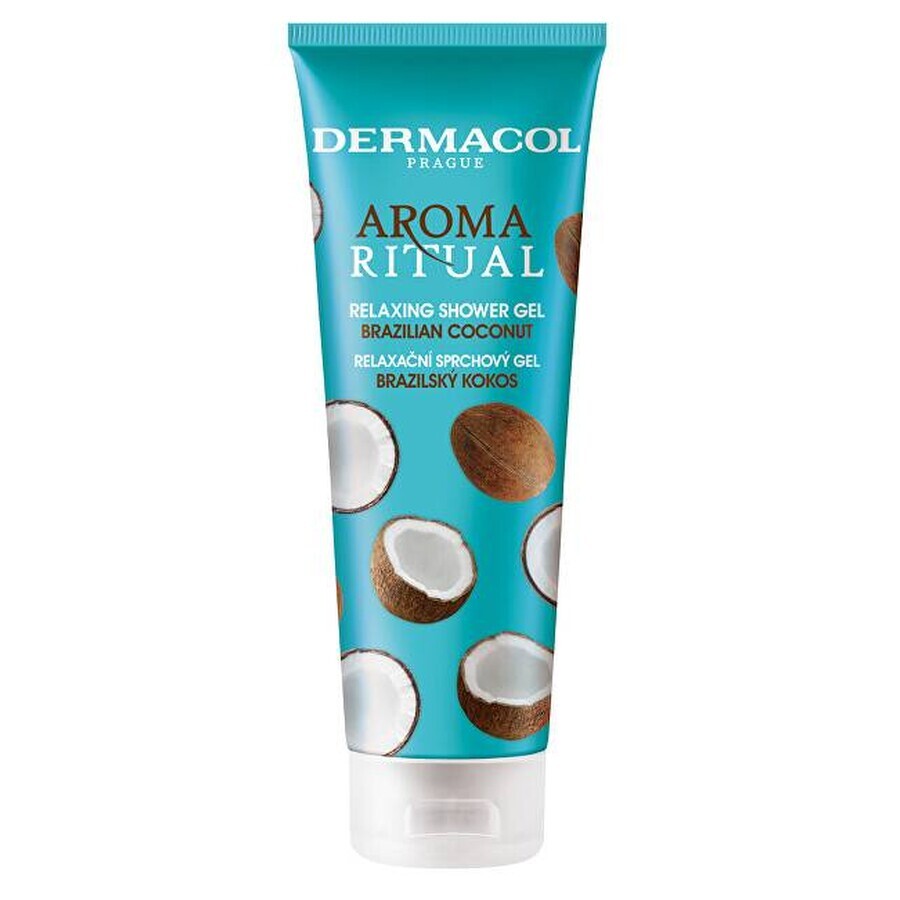 Dermacol Aroma Ritual Brazilian coconut relaxing shower gel 1×250 ml with coconut oil