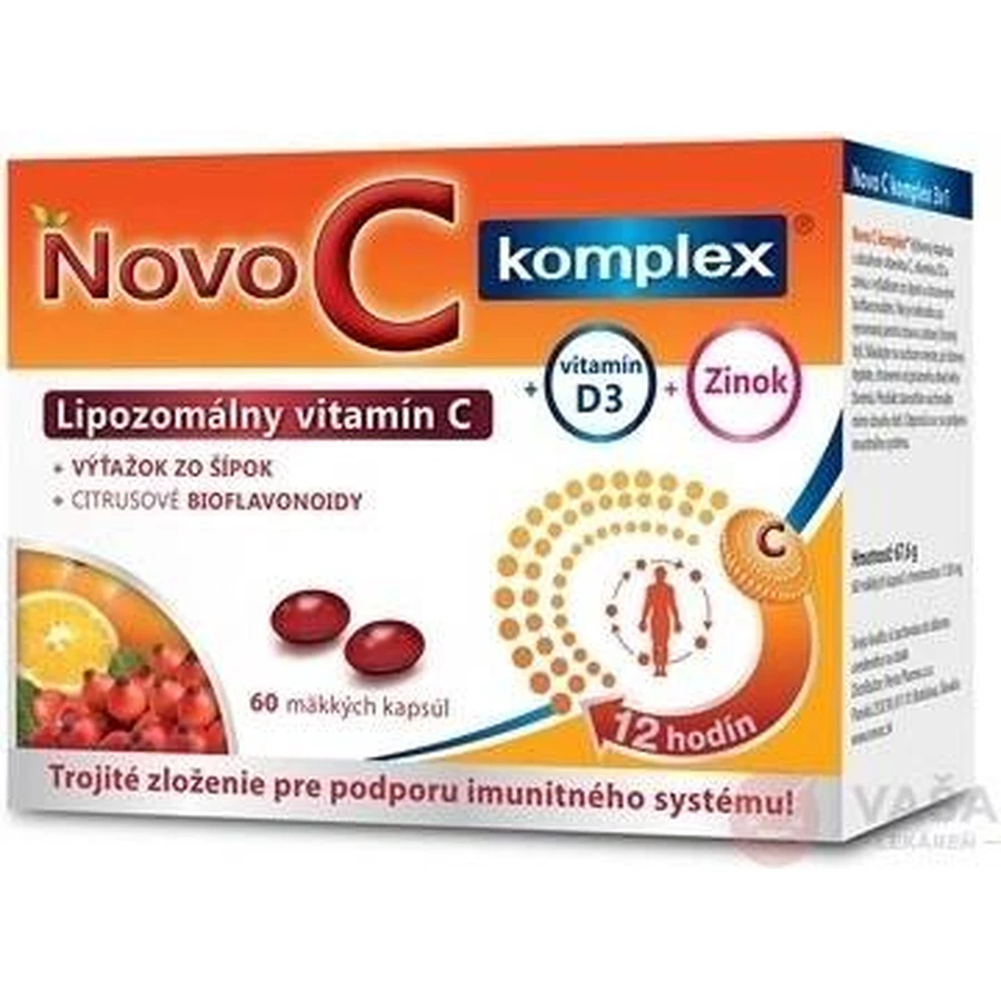 NOVO C KOMPLEX KOMPLEX 1×60 pcs, complément alimentaire