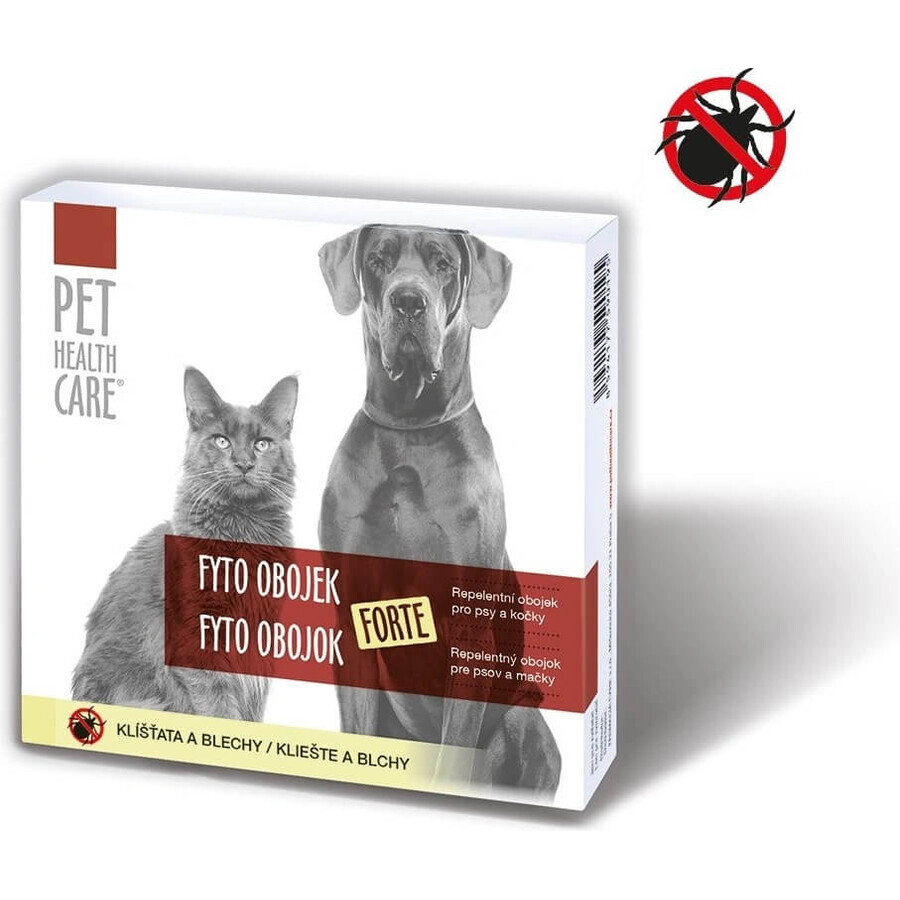 PET HEALTH CARE FYTO COLLAR FORTE 1×1 ud, collar repelente para perros y gatos