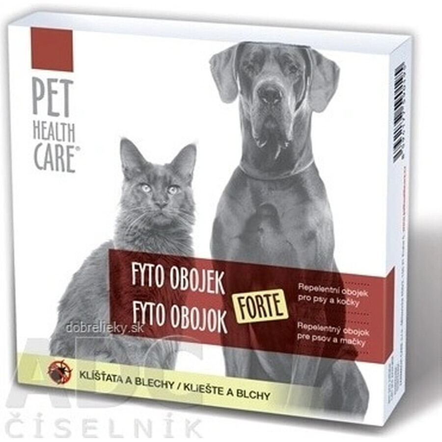 PET HEALTH CARE FYTO COLLAR FORTE 1×1 ud, collar repelente para perros y gatos