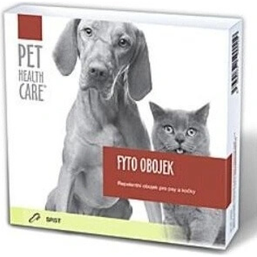 PET HEALTH CARE FYTO COLLAR FORTE 1×1 ud, collar repelente para perros y gatos